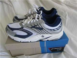 Brooks Mens Running Shoe Beast Size 11 blue silver white $130 New in 