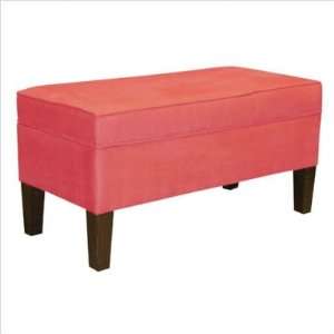  Skyline Furniture Storage Bench in Red 848 (Red)