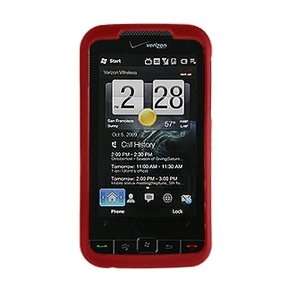  Rubberized Snap On Cover   HTC Imagio VX6975   Red Cell 