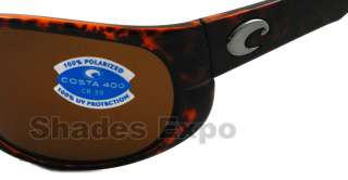 NEW Costa Del Mar Sunglasses CS HO 10 TORTOISE DAP HOWLER AUTH  