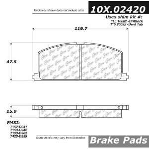  Centric Parts, 102.02420, CTek Brake Pads Automotive