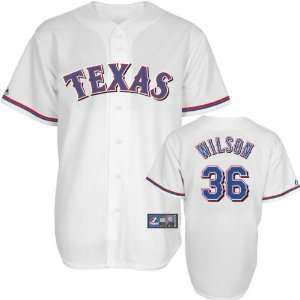 Wilson Youth Jersey Majestic Home White Replica #36 Texas 
