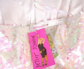 Betsey Johnson Peggy Sue Strapless Dress size 2 Pink  