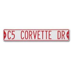 C5 Corvette Drive Street Sign