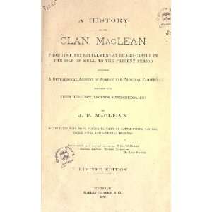 Maclean From Its First Settlement At Duard Castle In The Isle Of Mull 