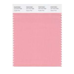  PANTONE SMART 14 1714X Color Swatch Card, Quartz Pink 