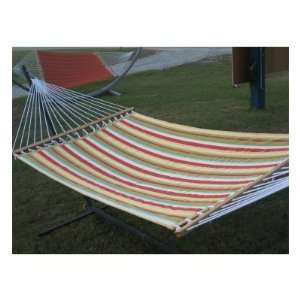  Outer Banks QH/CAHS Quilted Hammock with Stand Patio 