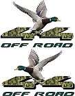 4x4 decal mallard ducks hunting custom replacement stickers for truck 