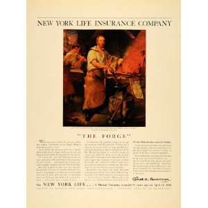   Insurance John Neagle Painting   Original Print Ad