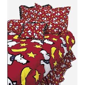    Moon Doggie Red Comforter by California Kids