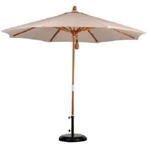 California Umbrella MARE908 5453 9 Feet Sunbrella Fabric Pulley Open 