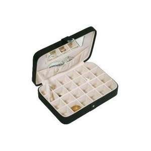  Maria Mele & Co. Sueded Jewelry Box with 24 Sections in 