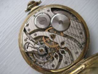 Antique Studebaker Pocket Watch 21 Jewel South Bend OF  
