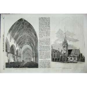  St Nicholas Church Durham Interior Architecture Print 