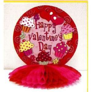  Happy Valentines Day 10 Inch Honeycomb Table Centerpiece 