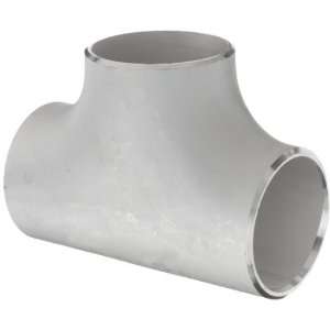 Stainless Steel 316/316L Butt Weld Pipe Fitting, Tee, Schedule 10, 3 