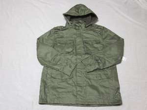 80 Ecko Mens XXL Bunker Coat Twill Jacket Sherpa Lined Hood New 