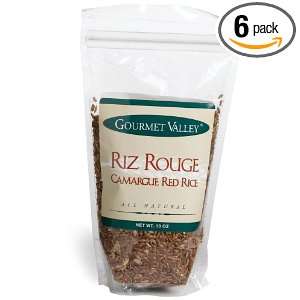   Rice Riz Rouge, Camargue Red Rice, 13 Ounce Pouches (Pack of 6