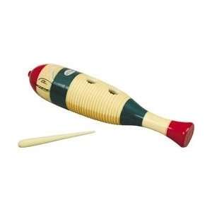   Rhythm Band Traditional Wood Guiro with Scratcher Musical Instruments