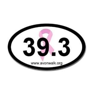  Avon Walk Oval Bumper Sticker Breast cancer Oval Sticker 