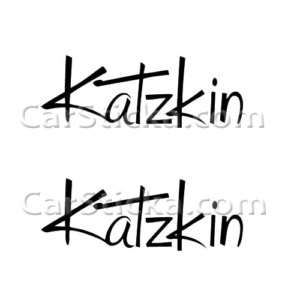 Katzkin Leather Interior car vinyl sticker decal  