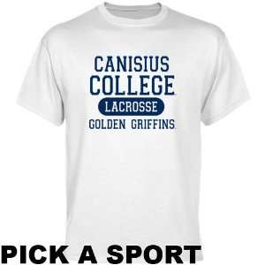 Canisius College Golden Griffins White Custom Sport T shirt    