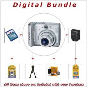  Canon PowerShot A570 Digital Camera Bundle w/ 2GB