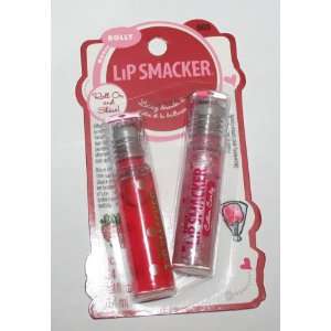  Lip Smacker Rolly Duos, Strawberry and Cotton Candy, 2 ct 