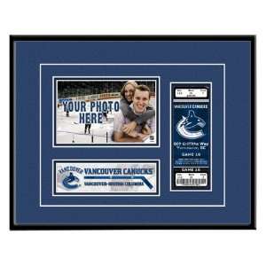  Vancouver Canucks Game Day Ticket Frame Sports 