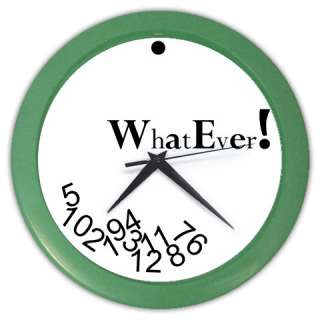 The WHATEVER NEW ROUND WALL CLOCK 7 Colors Available  