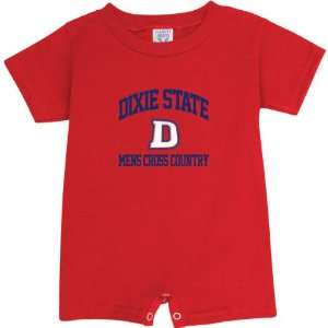  Dixie State Red Storm Red Mens Cross Country Arch Baby 