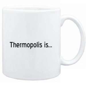  Mug White  Thermopolis IS  Usa Cities