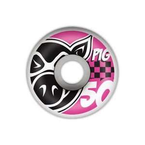  Pig Stockers Skateboard Wheels 50MM (Set of 4) Sports 