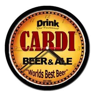  CARDI beer and ale cerveza wall clock 