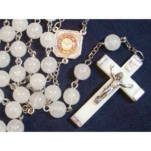   Glow In the Dark Rosary with Holy Spirit Center and Luminous Crucifix