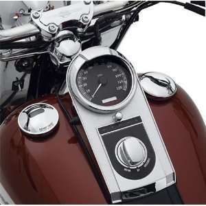  Harley Davidson Chrome Gauge Visor Ring 4 5/8 74661 04 