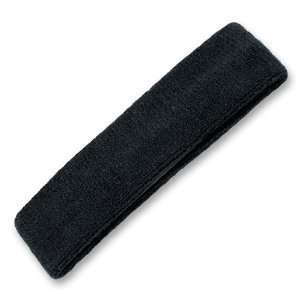  OEM Terry Cloth Headband Black Sweatband, for all sports 
