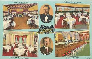 IL CHICAGO LAIGLON RESTAURANT PARISIAN DINING ROOM BAR R70965  