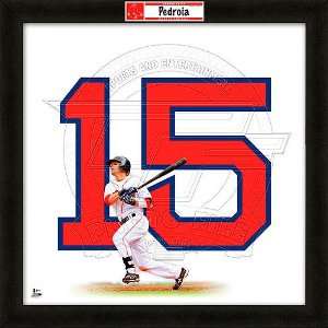  Boston Red Sox Dustin Pedroia 20x20 Uniframe Sports 