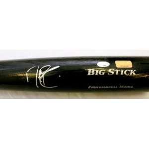  Signed Dustin Pedroia Big Stick Bat   Autographed MLB Bats 