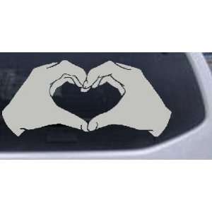 Hands In Shape Of Heart Christian Car Window Wall Laptop Decal Sticker 
