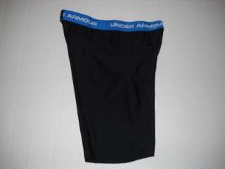   PAIR OF UNDER ARMOUR SMALL BLACK ATHLETIC COMPRESSION SHORTS  