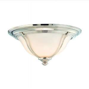  Carrollton Flush Ceiling Light in Brass, Bronze or Nickel 