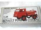 35091 135 Renault 4x4 Pompier Citerne   resin kit Wespe Models