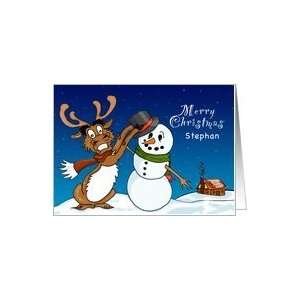  Stephan   Christmas Deer Greeting Card Card Health 