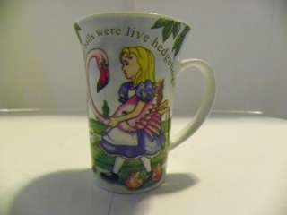 Paul Cardew Alice in Wonderland Tall Latte Cup Mug Coff  