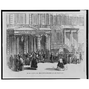   Dickens readings at Steinway Hall,spectators,NY,1867