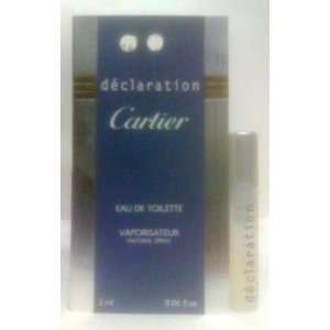 Cartier Declaration Cologne for Men .06oz/2ml Eau De Toilette Sampler 