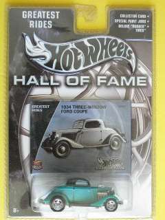 HOT WHEELS Hall of Fame Greatest Rides 1934 Ford Coupe 027084008319 