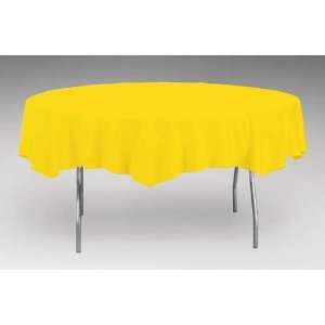  School Bus Yellow 82 Plastic Table Cover
